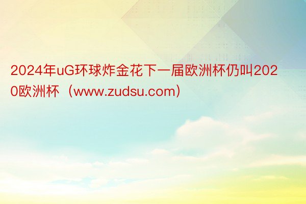 2024年uG环球炸金花下一届欧洲杯仍叫2020欧洲杯（www.zudsu.com）